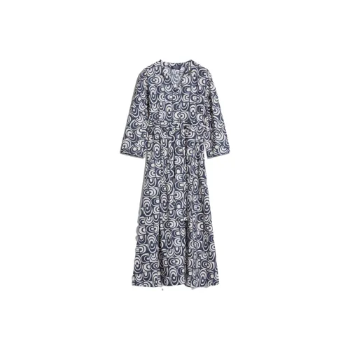 'S MAX MARA Short-Sleeved Dresses Women's Blue