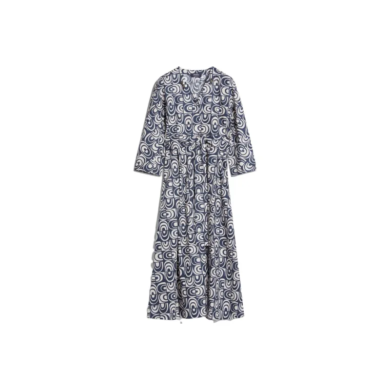 'S MAX MARA Short Sleeved Dresses Women's Blue-0