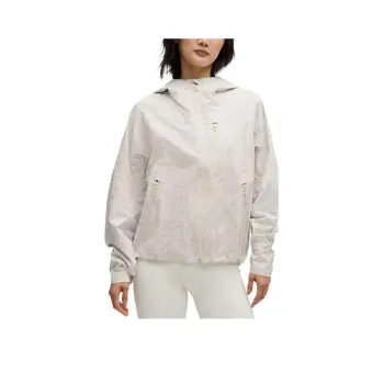 Lululemon SS25 Jacket Women's Light Ivory White Mixed Color Paisley Patchwork/LTIV