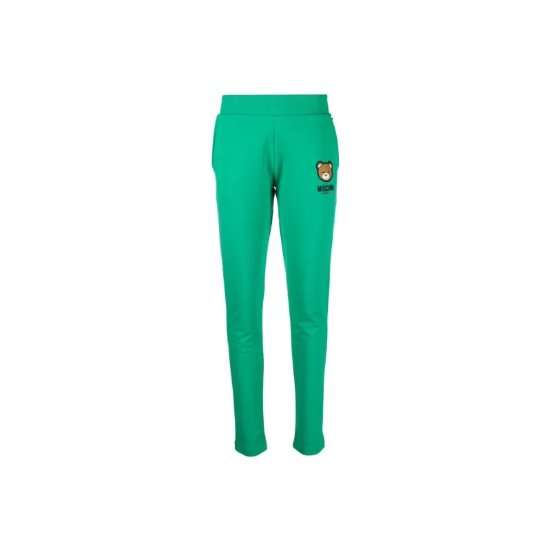 MOSCHINO Knitted Sweatpants Women's Green-0