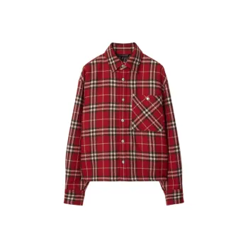 Burberry Check Wool Shirt