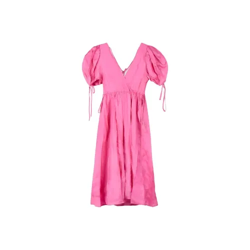 COACH SS24 Short Sleeved Dresses Women's Pink