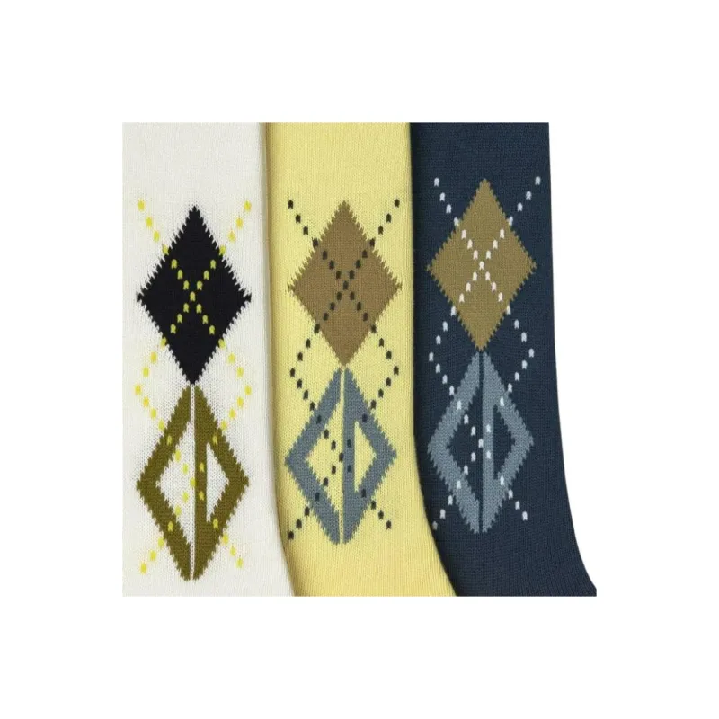 DIOR Mid Calf Socks Unisex 3 Pack-5