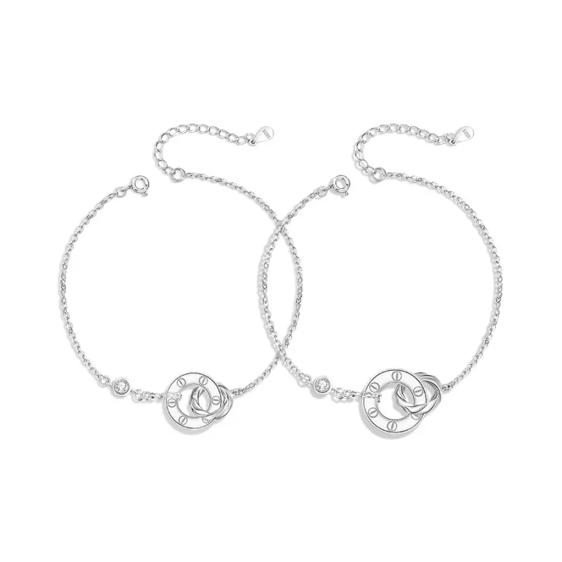 Nine Music S925 Silver Bracelets Unisex-10