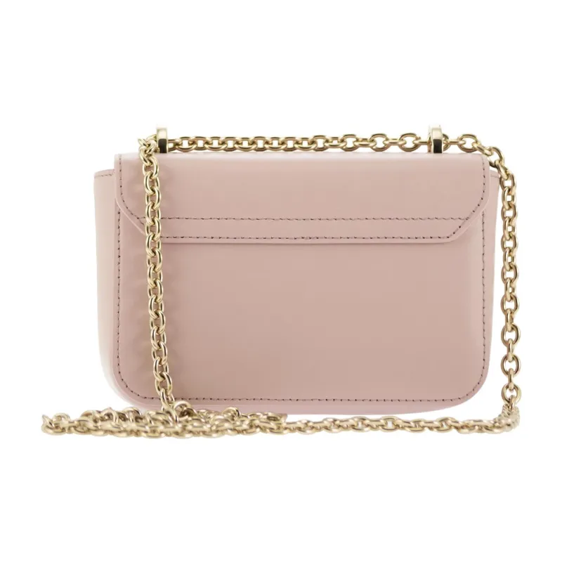 Furla Metropolis Collection Leather Shoulder Bag Women's Pink-3