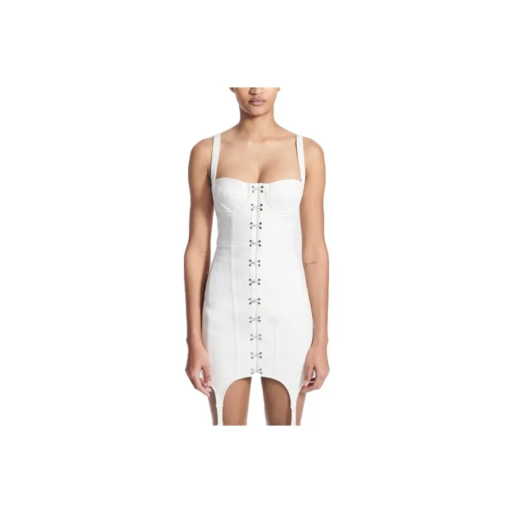 DION LEE Sleeveless Dresses Women's White-0