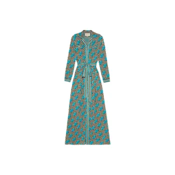 GUCCI Epilogue Series SS21 Long-Sleeved Dresses Women's Green
