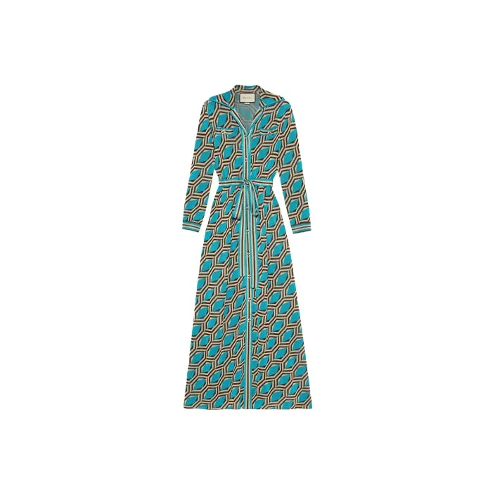 GUCCI Epilogue Series SS21 Long-Sleeved Dresses Women's Green-0