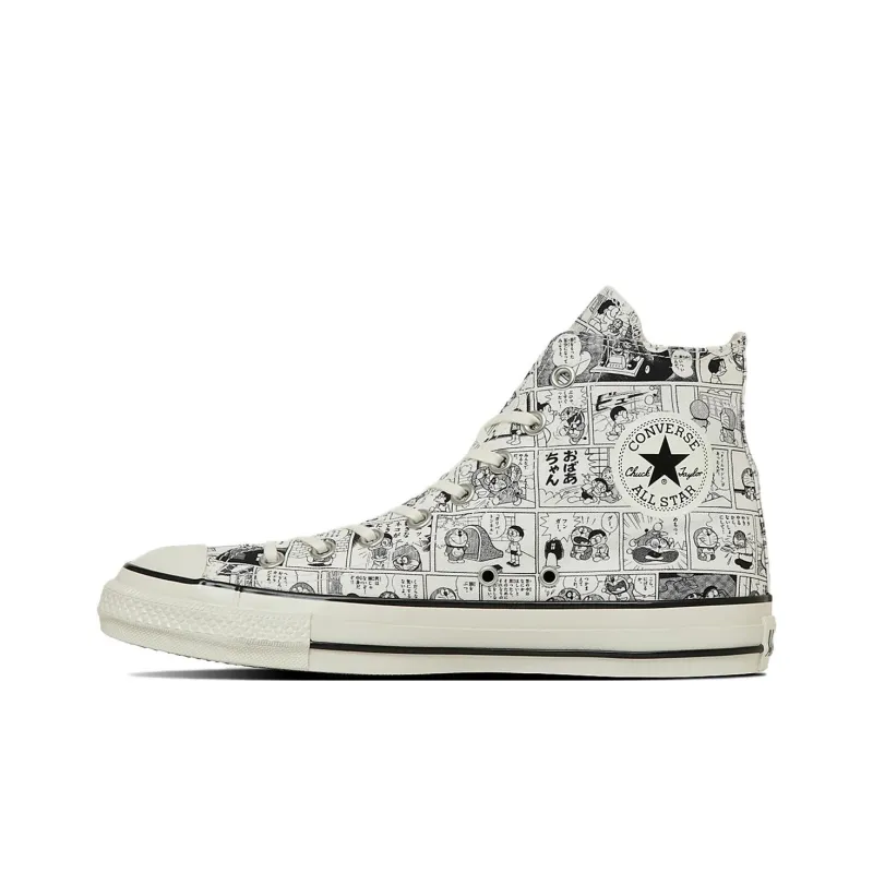 Converse Chuck Taylor All Star Aged Cp Hi Doraemon Black White-1