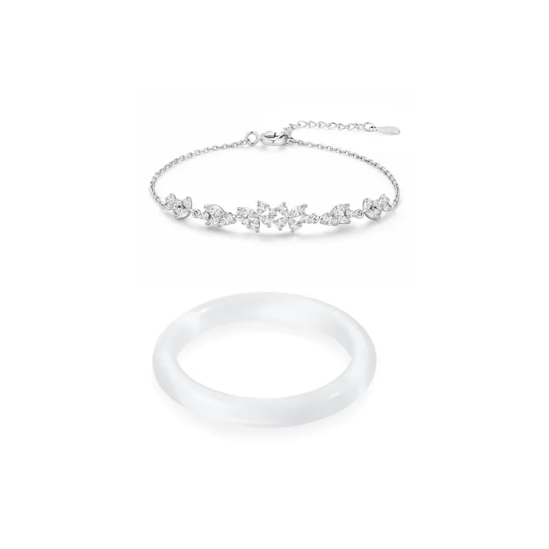 Master Kim Glass Cat Eye Bangles Women's-0