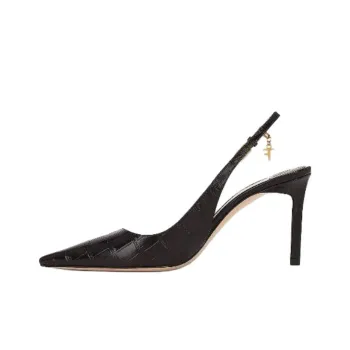 TF Angelina Slim Heel High Heels 8.5cm Women's Coffee