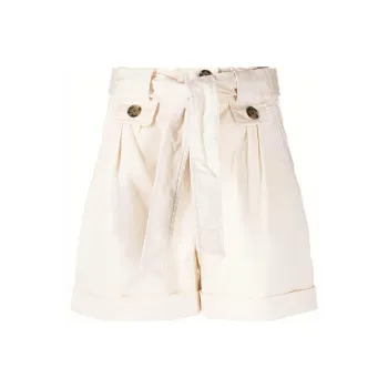 WOOLRICH Tied Waist Turn Up Hem Shorts