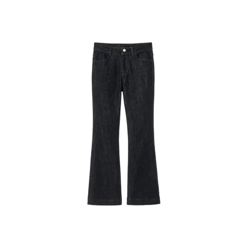 EKOOL Jeans Women's Deep Navy Blue