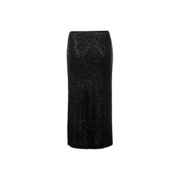 ONLY Denim Long Skirts Women's H1Z Black