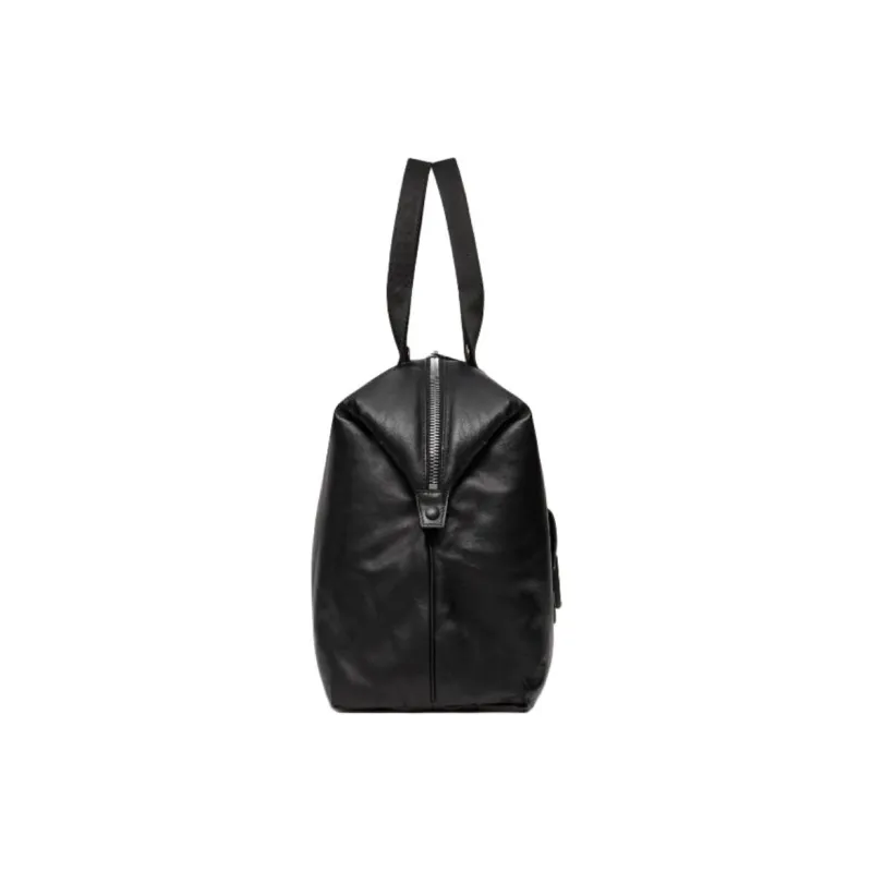 Valentino Cow Leather Travel Bag Unisex Black-3