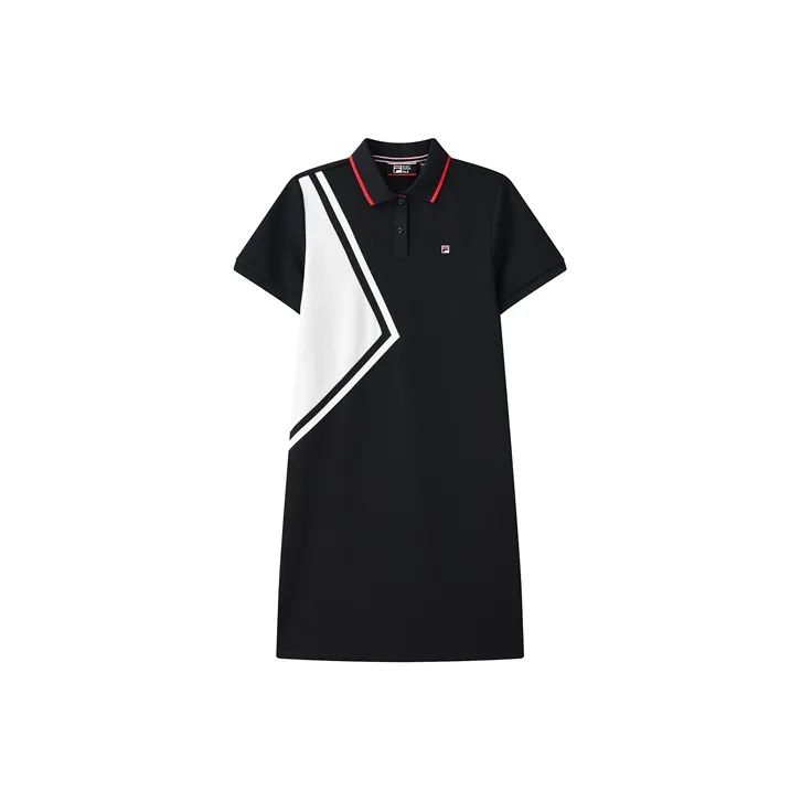 FILA Short Sleeved Dress Women's Legend Blue-0