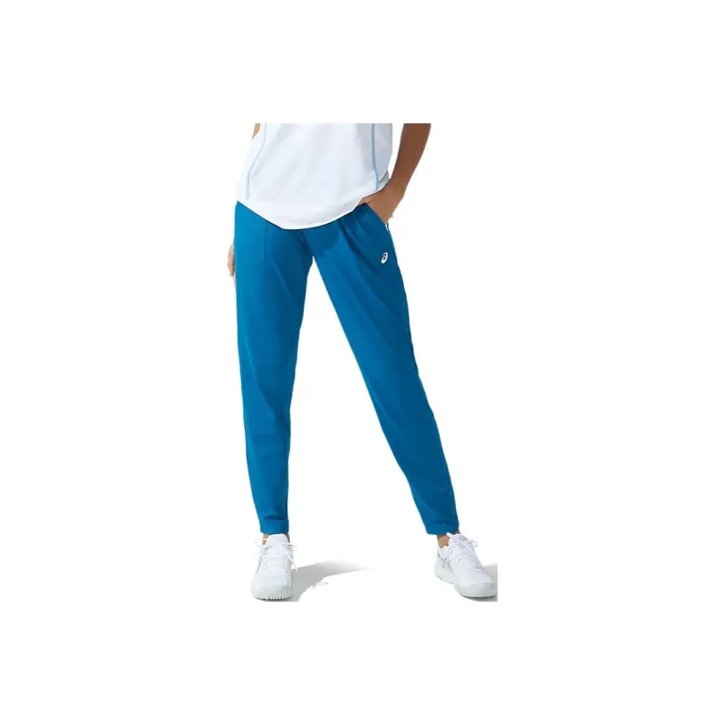 Asics TENNIS PANT Casual Pants Women's Deep Sea Blue Green-0