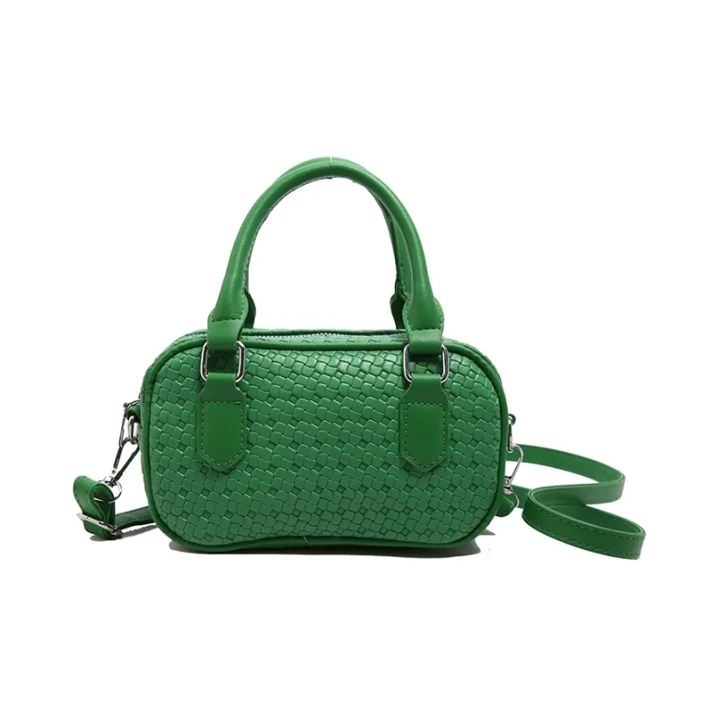 TOUTSEUL YOLO PU Boston Bag Handbag Women's Khaki/Yellow/Green/Black-12