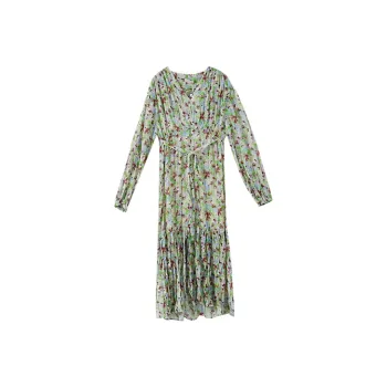YUMOMO STAR Other Mid-Length Dress Blue Floral