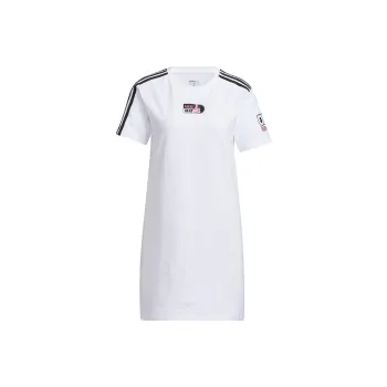 Adidas Neo Short Sleeved Dresses Women's White