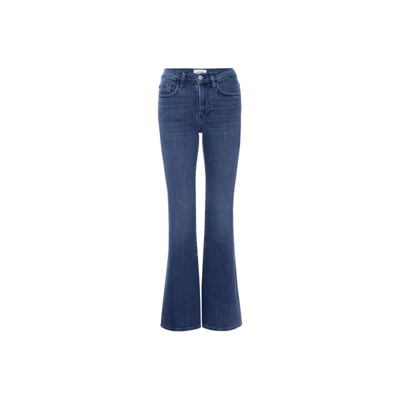 FRAME Le Easy Flare Side Slit Jeans-0