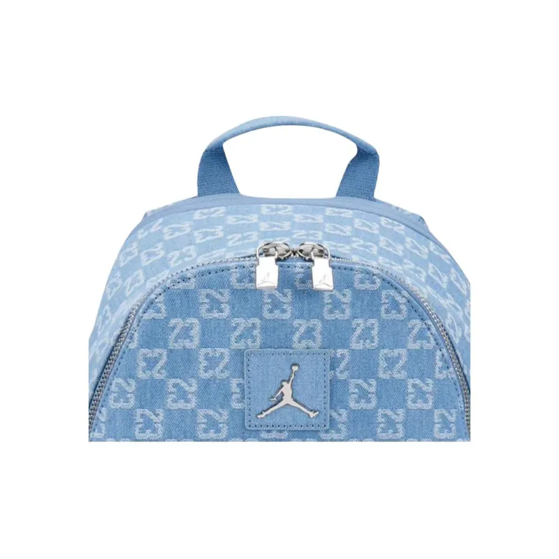 Jordan Cotton Backpack Unisex Denim Blue-3