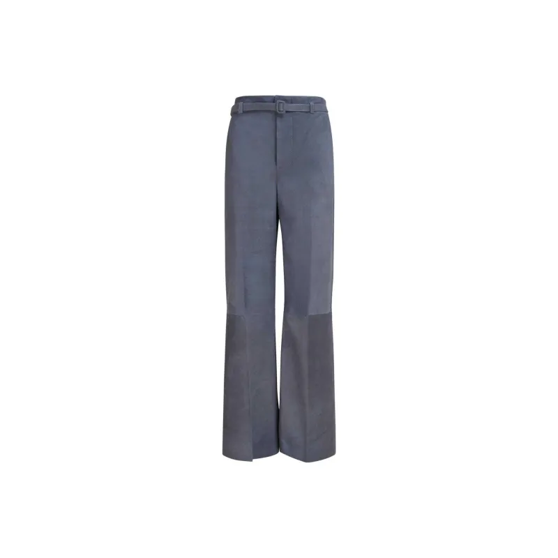 MARNI Belted Calf-leather Pants-0