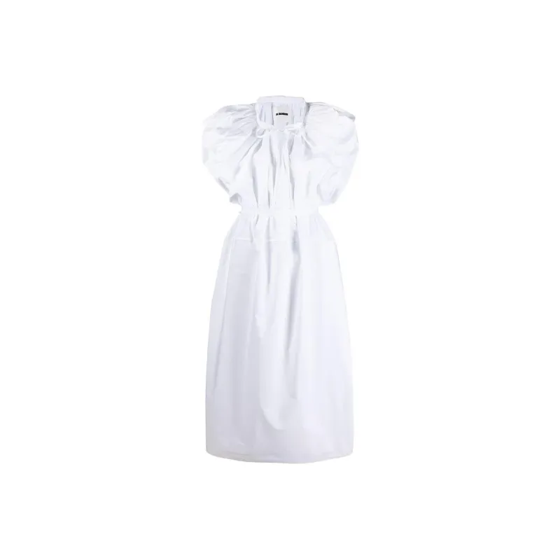 JIL SANDER Sleeveless Dresses Women's White-0