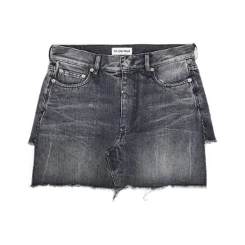 Balenciaga SS22 Casual Shorts Slim Fit Women's Gray