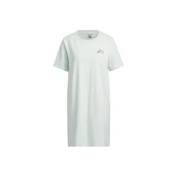 Adidas Originals Short Sleeved Dresses Women's Light Green