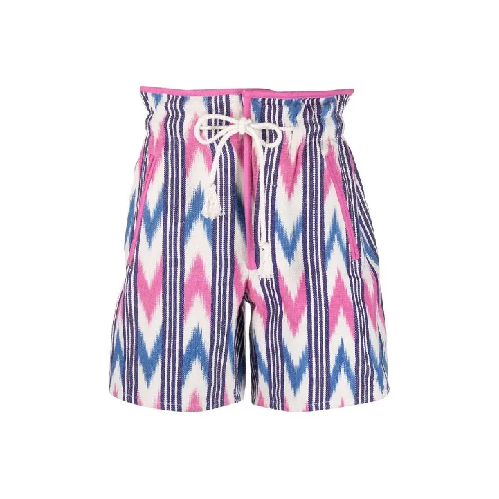 ISABEL MARANT ETOILE High Waist Drawstring Shorts-0