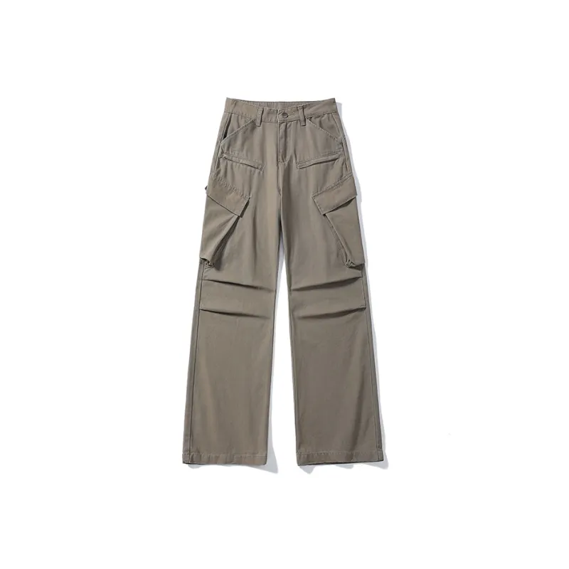 Wen Shan Cargo Pants Women's Coffee-6