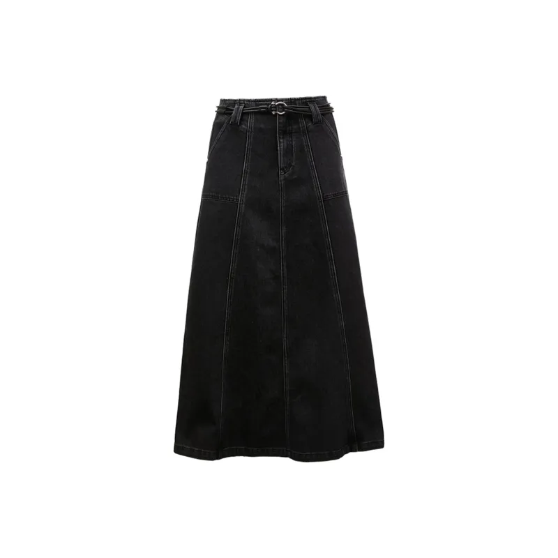 ONLY Denim Long Skirts Women's-3