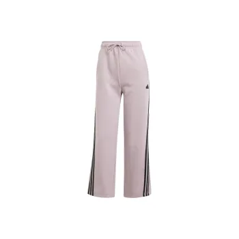 Adidas Future Icons 3-Stripes Open Hem Joggers Knitted Sports Pants Women's Light Purple