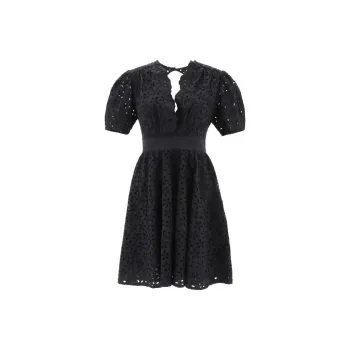 PINKO Broderie anglaise Cotton Short Dress