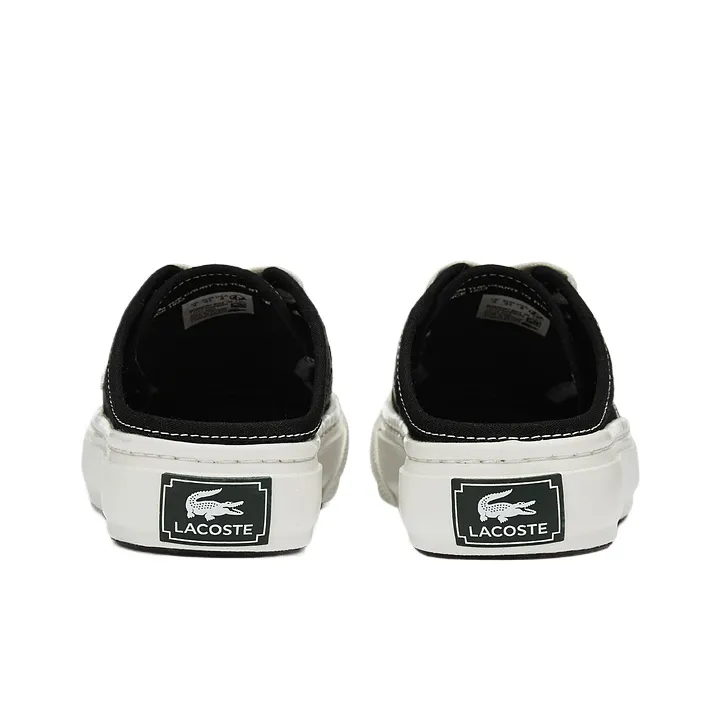 LACOSTE Cushioning, Wear Resistant Low Top Casual Shoes Women's Black-4