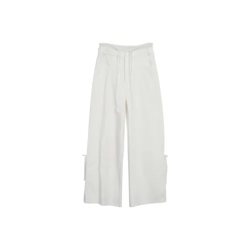 WEEKEND HUB Casual Pants Women's White