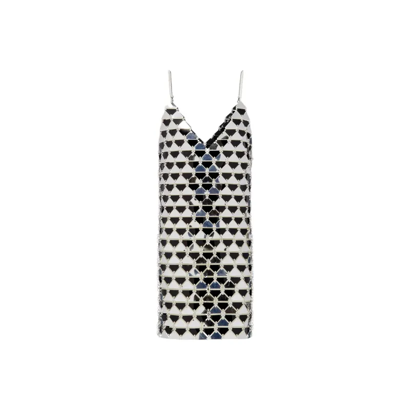 PRADA Sleeveless Dress Women's Silver-0
