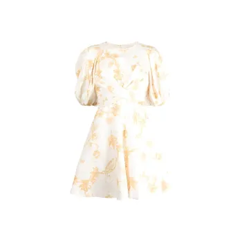 Zimmermann Short Sleeved Dresses Women's Yellow