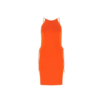 Bottega Veneta Side Tied Open Back Mini Dress