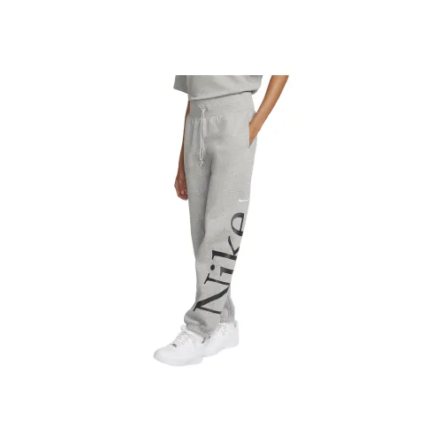 Nike Sportswear Phoenix Fleece Knitted Sports Pants Women's Dark Gray