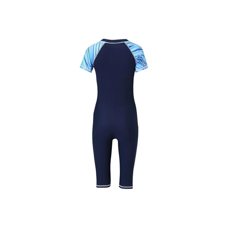 XTEP One piece Swimsuit Women's Light Blue-1