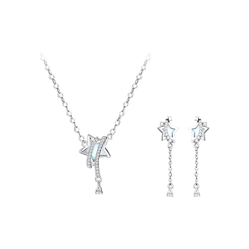 R Z Y S925 Silver Necklaces Women's-4