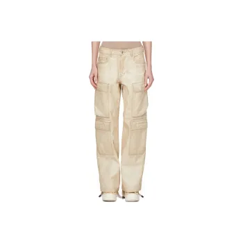Rick Owens DRKSHDW SS25 Jeans Women's Parchment