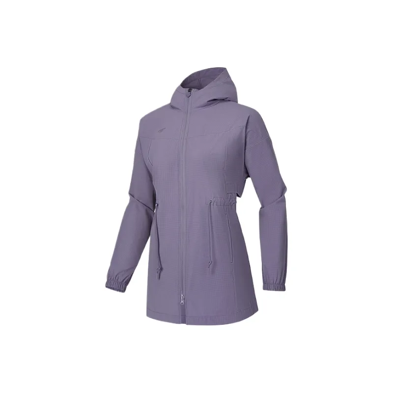 Skechers Trench Coat Women's Dark Purple Gray-0