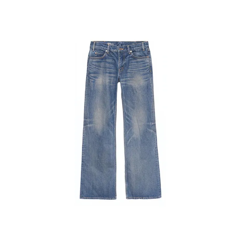 CELINE Logo Patch Flared Jeans-0