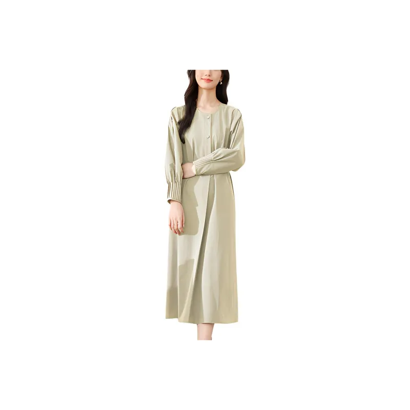 VIMLY Long Sleeved Dresses Women's-1