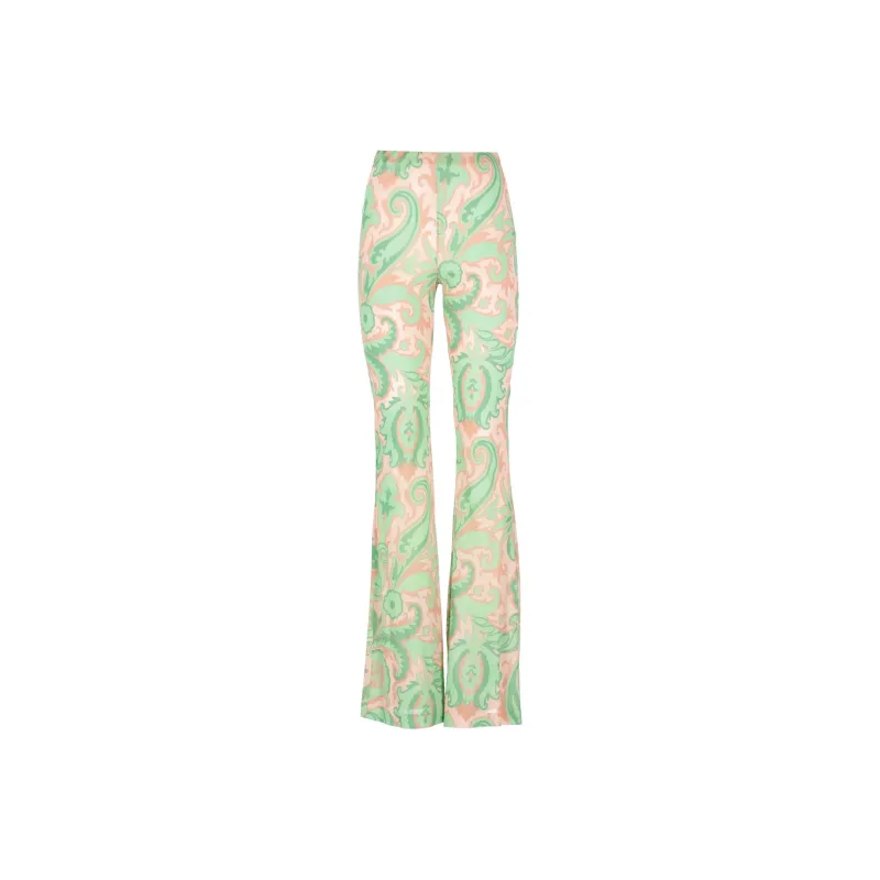 ETRO Paisley Printed Flared Pants-0