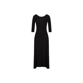ARMANI EXCHANGE Short Sleeved Dresses Women's Black