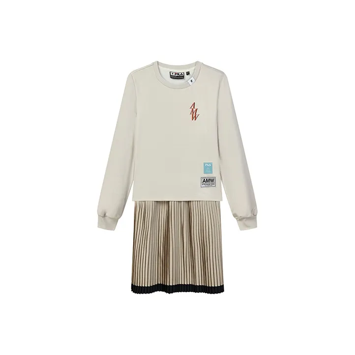 FILA Long Sleeved Dresses Women's Hyacinth Bean Gray-0